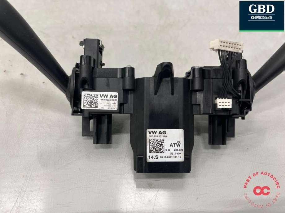 Bryter combi til VW Tiguan 2011-2016 (Type I, Fase 2)  (5K0 953 502 M|5K0 953 502 M  9B9|5K095351BH)