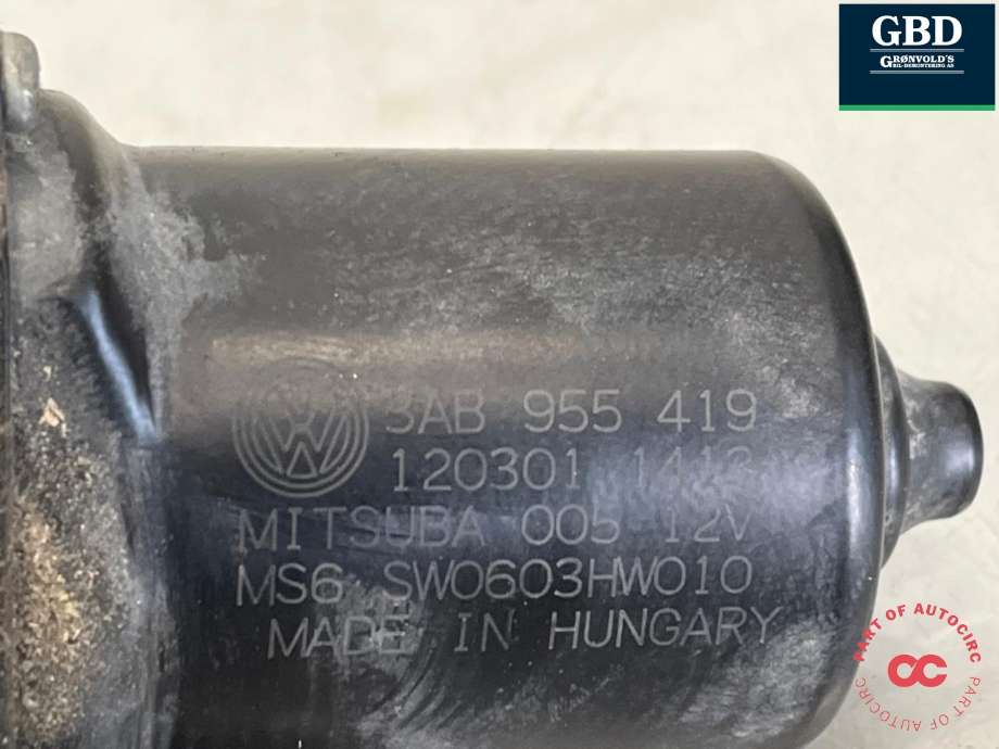 Viskermotor frontrute til VW Passat 2011-2015 (B7) (B7) (3AB 955 023 A|3AB 955 419|)