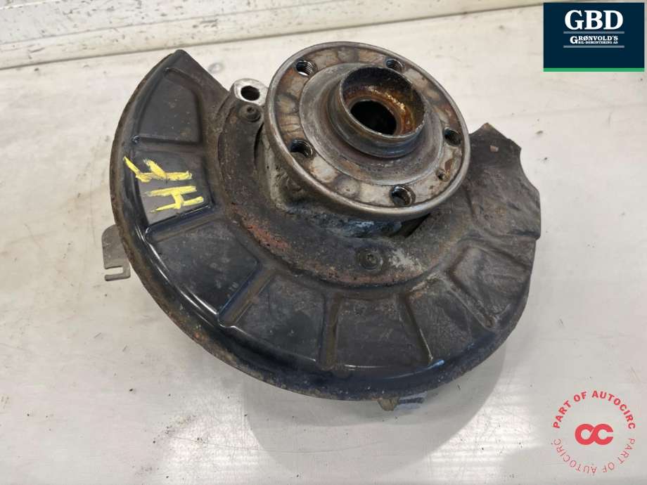 Hjulspindel høyre foran til VW Passat, 2011-2015 (B7) (B7) (3C0 407 254 F)