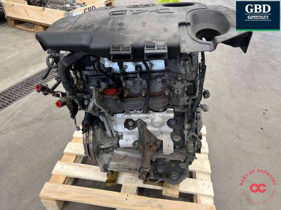 Motor diesel til Toyota Auris 2010-2012 (Type I, Fase 2)  (1ND-TV|190000N040|1900033331)