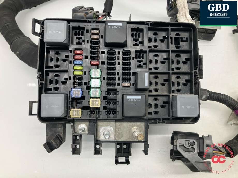 Sikringsboks motorrom til Ford Transit Custom 2013-2023 (Type I)  (2149500|GK2T-9K499-ACC|GK2T-9K499-ACB)