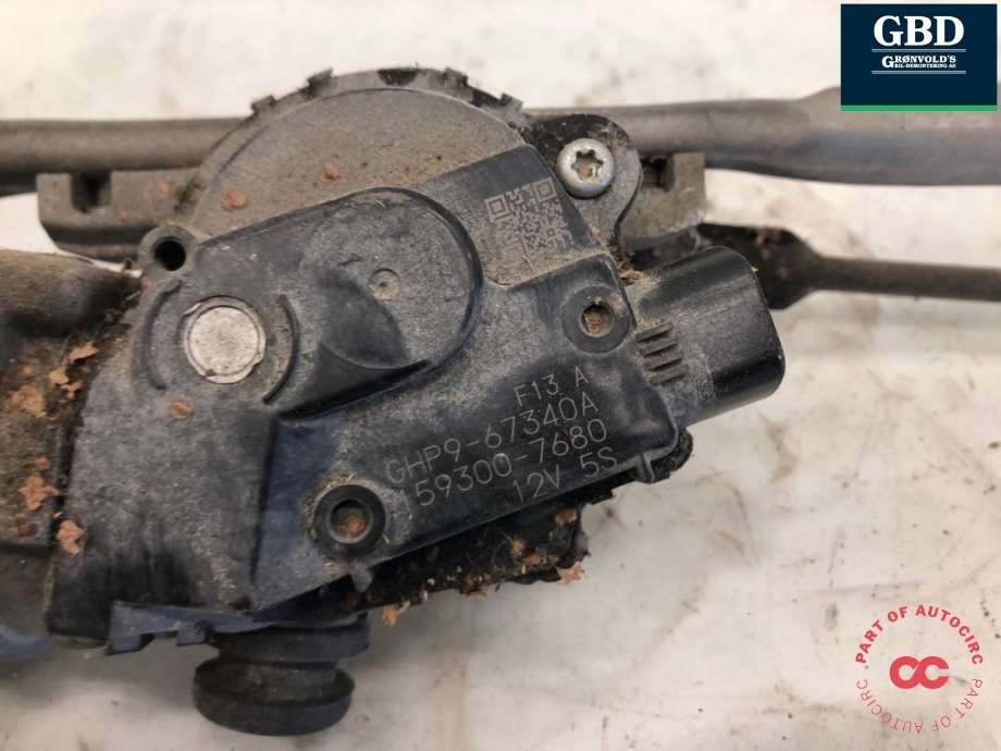 Viskermotor frontrute komplett m/overføring til Mazda 6 2013-2015 (Type III, Fase 1)  (GHP967340A|GHP967360|)