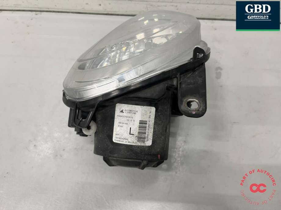 Frontlykt venstre halogen til Fiat 500 2008-2020  (5182429AE|)