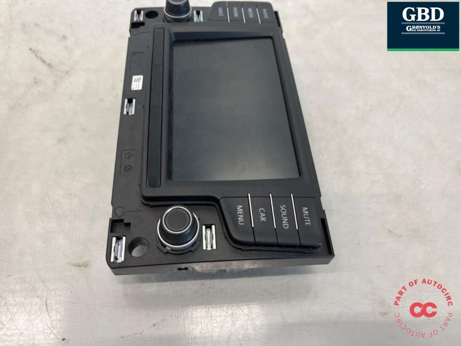 Bilstereo navigasjon skjerm til VW Golf Sportsvan 2014-2018  (3G0 919 605 B|)