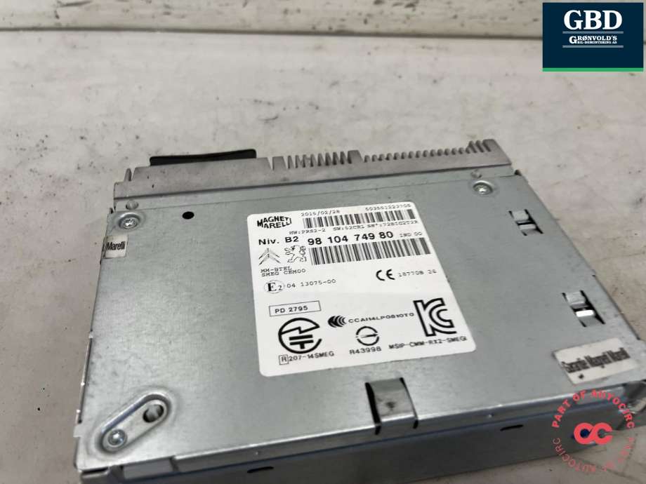 Bilstereo til Peugeot 308 2013-2021 (Type II)  (16 178 706 80|16 131 710 80|16 781 988 80)