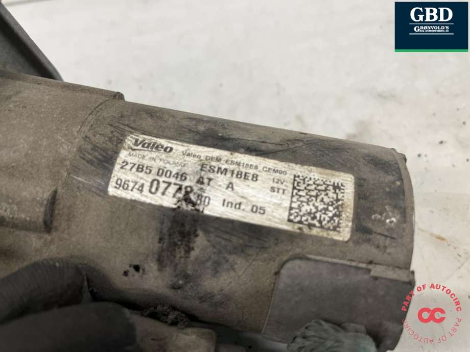 Starter til Peugeot 308 2013-2021 (Type II)  (96 740 772 80|16 804 162 80|65 014 085 80 |16 285 647 80)