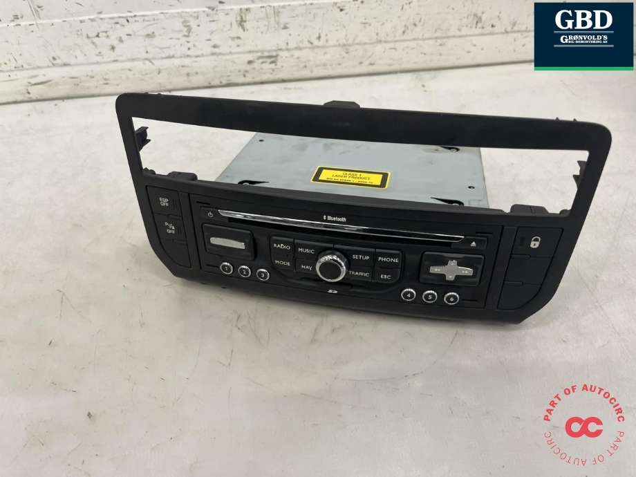 Bilstereo til Citroën C5 2008-2017 (Type II) (16 173 317 80|95045500|96661984ZD)