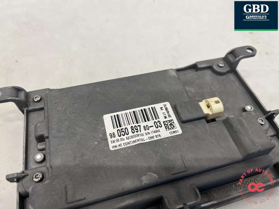 Bilstereo navigasjon skjerm til Citroën C4, Picasso 2013-2018 (Type II)  (98 127 205 80|98 050 897 80|9805089780-03)