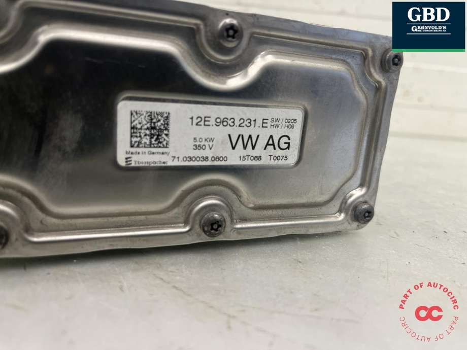 Varmeapparat PTC-heater til VW Golf VII 2012-2017 (Fase 1)  (5Q0 819 565 C|5Q0 819 565 A|)