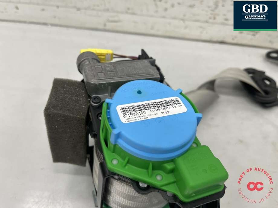 Sikkerhetsbelte foran høyre til Audi A5 2007-2016 (Type I)  (8T0 857 705|8T0 857 705    49C|8T0 857 705 B  49C)