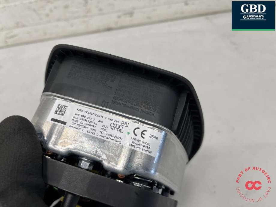 Airbag rattpute til Audi e-tron 2018-->>  (4N0 880 201 P|4N0 880 201 P  6PS|4N0 880 201 R  6PS)