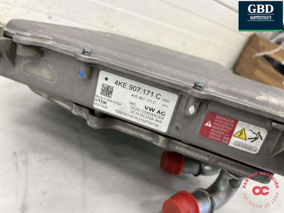 DCDC converter elbil til Audi e-tron 2018-->> (4KE 907 171 C|)