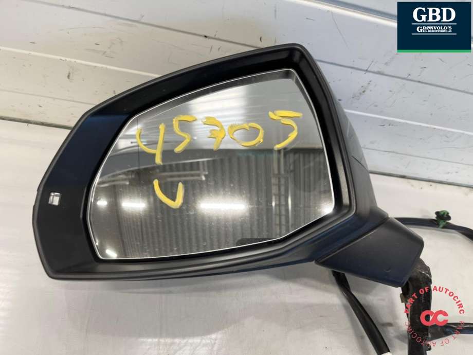Speil venstre til Audi Q5 2017-->> (Type II)  (80B 857 409 C|80B 857 409 C  9B9|)