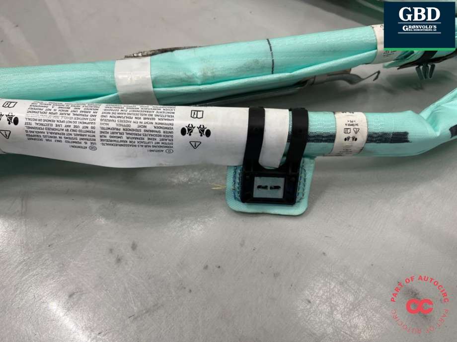 Airbag gardin høyre til Mercedes S-Klasse 2013-2020 (W222) (W222) (A 222 860 13 02|)