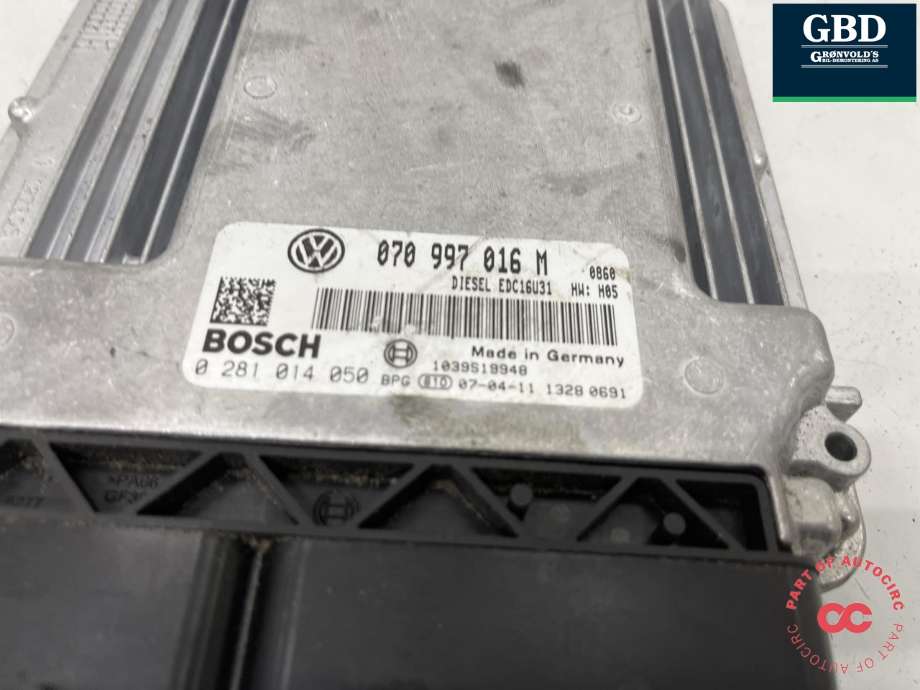 Styreenhet motor til VW Transporter / Caravelle 2003-2009 (Fase 1) (T5) (T5) (070 997 016 M|)