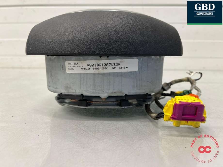 Airbag rattpute til Audi Q7 2010-2015 (Type I, Fase 2) (4L0 880 201 AM|4L0 880 201 AM 6PS|001BG1087VB0)