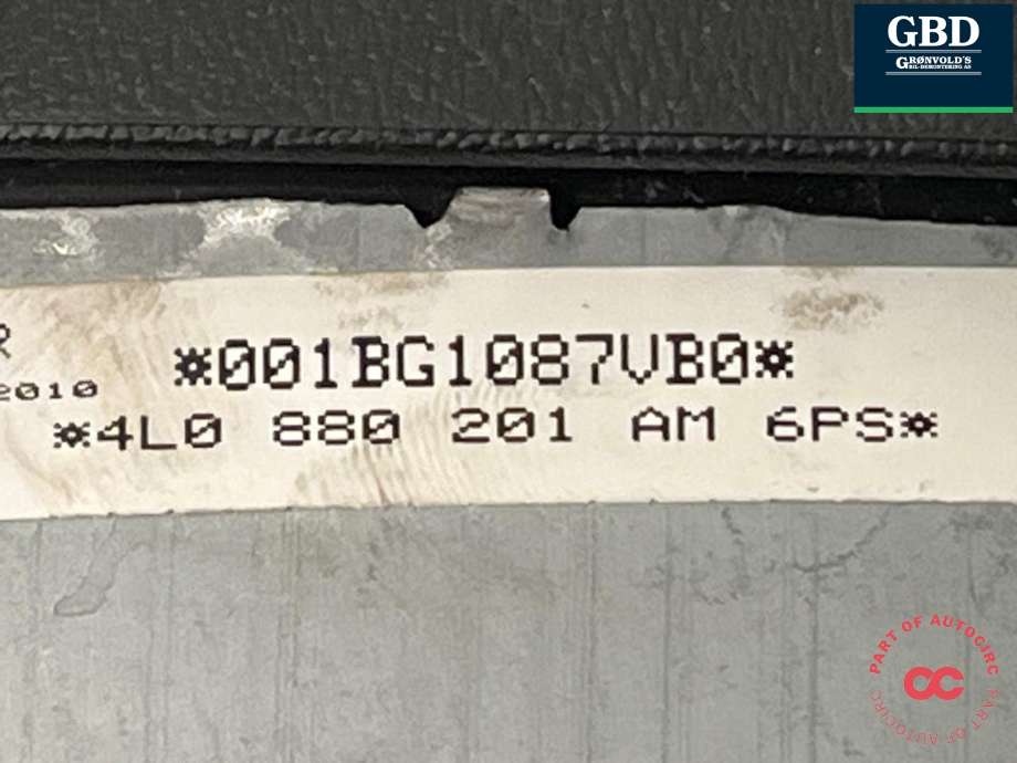 Airbag rattpute til Audi Q7 2010-2015 (Type I, Fase 2) (4L0 880 201 AM|4L0 880 201 AM 6PS|001BG1087VB0)