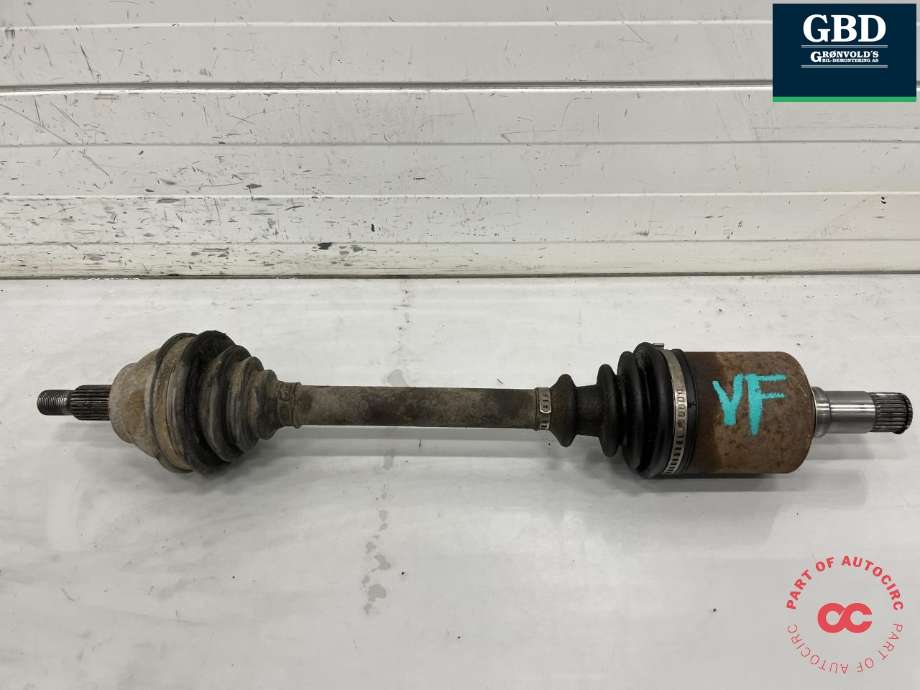 Drivaksel venstre foran, diesel/automat til Mercedes B-Klasse 2008-2011 (Fase 2) (W245) (W245) (A 169 370 55 72|A 169 370 63 72|A 169 370 27 72)