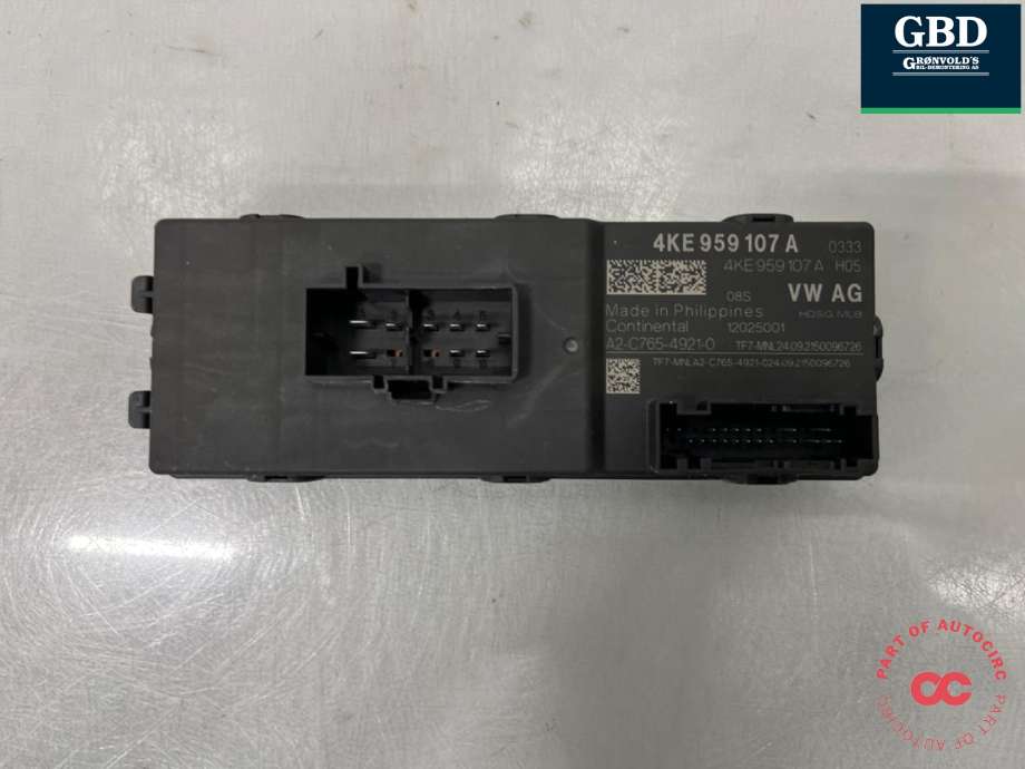 Styreenhet elektrisk bakluke til Porsche Taycan 2019-->> (PAD 959 107 A|4KE 959 107 A|)