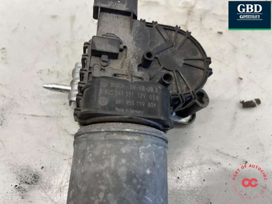 Viskermotor frontrute til VW Polo 2009-2014 (Type V, Fase 1) (6R1 955 023 C|6R1 955 023 B|)