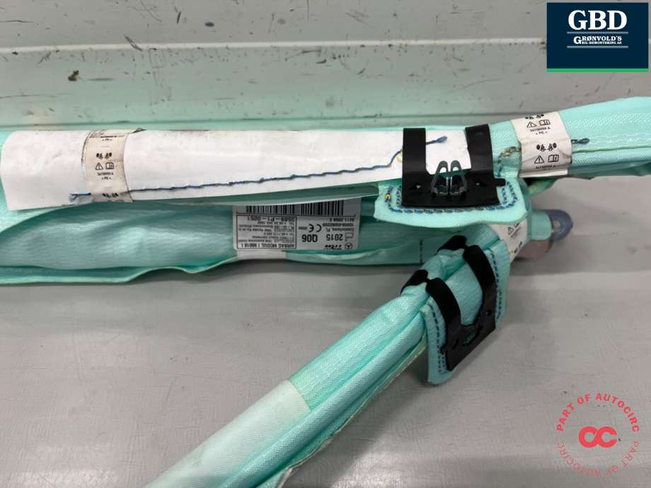 Airbag gardin venstre til Mercedes S-Klasse 2013-2020 (W222) (W222) (A 222 860 12 02|)
