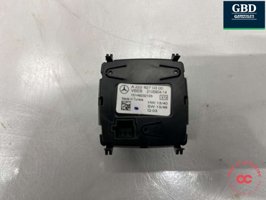 Instrument klokke til Mercedes S-Klasse 2013-2020 (W222) (W222) (A 222 827 03 00|)