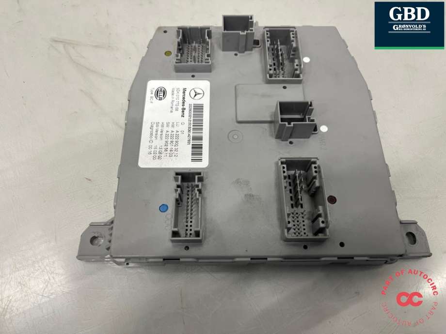 Styreenhet comfort (BCM) til Mercedes S-Klasse 2013-2020 (W222) (W222) (A 222 900 44 15|A 222 900 21 13| A 222 900 51 12| A 222 900 32 12|5DK 010 772-58)
