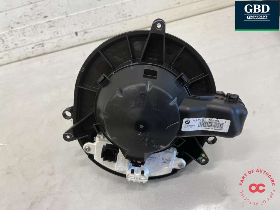 Varmeapparat motor til BMW 1-Serie 2011-2015 (Fase 1) (F20/F21) (F20/F21) (64 11 9 350 395|)