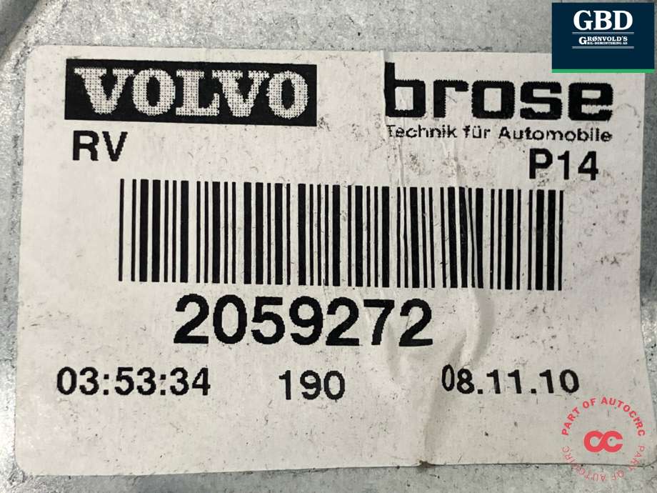 Ruteheis høyre foran til Volvo C30 2010-2012 (Fase 2) (30784510|31295174|976595-110)