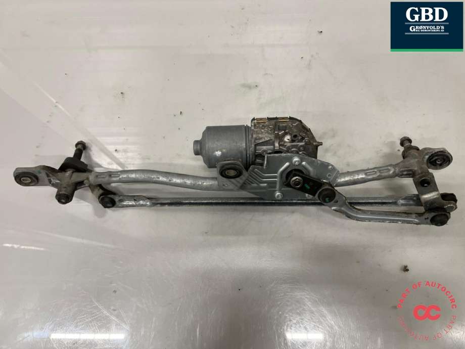 Viskermotor frontrute komplett m/overføring til Audi A7 2010-2014 (Type I, Fase 1)  (4G1 955 023 C|4G1 955 023 A|)