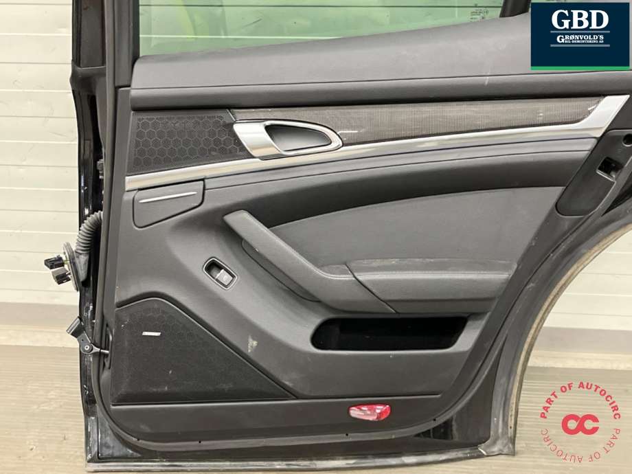 Dør høyre bak til Porsche Panamera 2009-2017 (Type I) (970) (970) (970 532 012 01|970 532 012 00|)