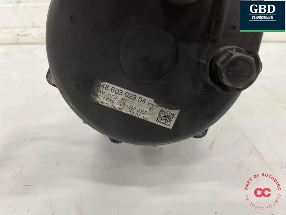 Dynamo til Porsche Panamera 2009-2017 (Type I) (970) (970) (948 603 023 05|948 603 023 EX|)