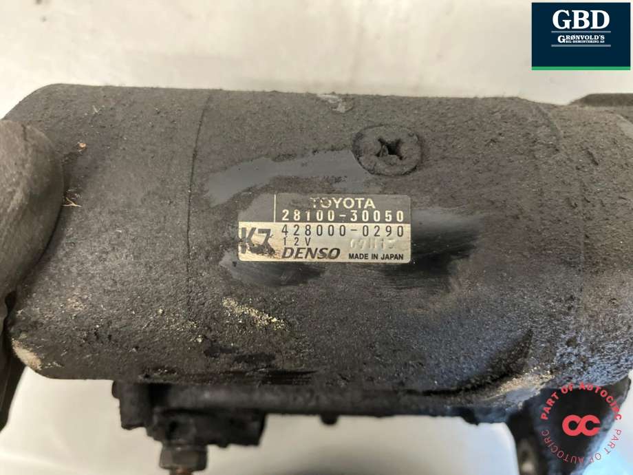 Starter diesel til Toyota Hiace 2007-2012 (Fase 3)  (2810030050|2810067070|28100-30050)