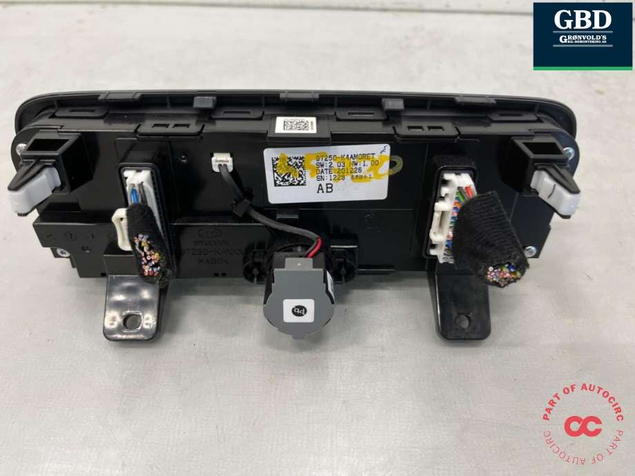 Varmeapparat betjening til Hyundai Kona 2021-2023 (Type I, Fase 2)  (97250K 4AM0RET|97250-K4XXX|97250-K4AMORET)