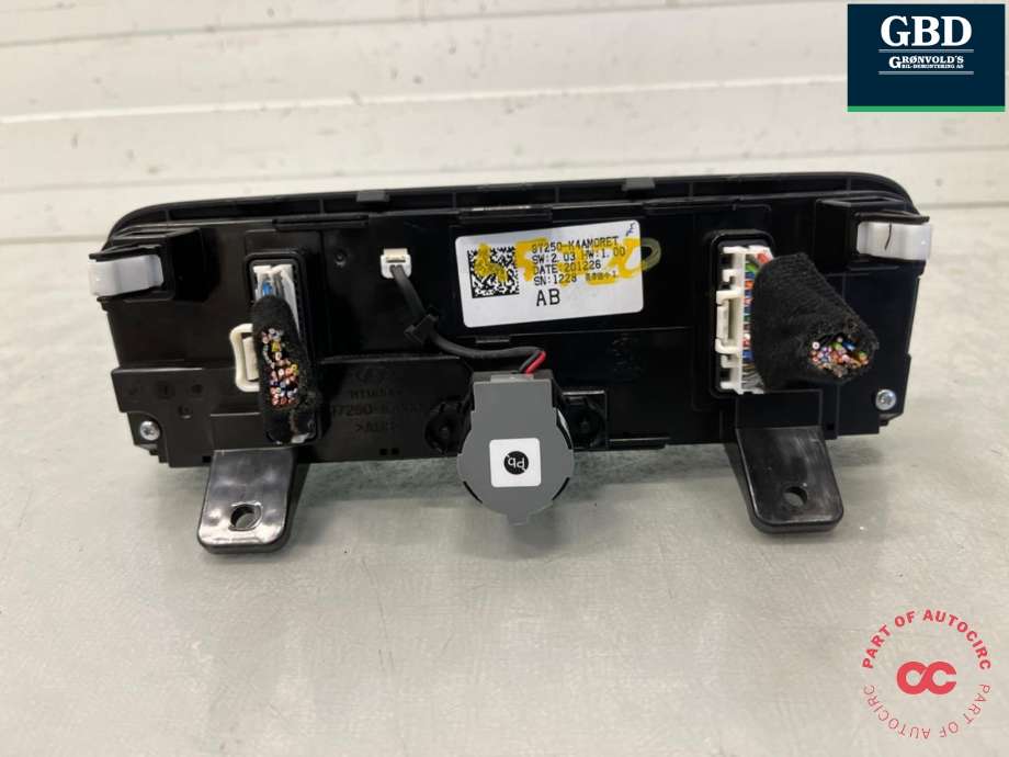 Varmeapparat betjening til Hyundai Kona 2021-2023 (Type I, Fase 2)  (97250K 4AM0RET|97250-K4XXX|97250-K4AMORET)