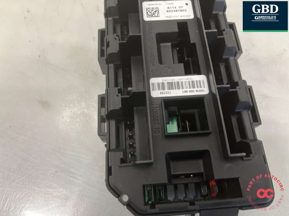 Sikringsboks til BMW 1-Serie 2011-2015 (Fase 1) (F20/F21) (F20/F21) (61 14 9 224 866|922487903|19096000001)