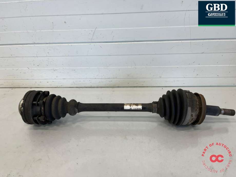 Drivaksel venstre foran, diesel/manuell til VW Transporter / Caravelle, 2003-2009 (Fase 1) (T5) (T5) (7E0 407 271 AA)