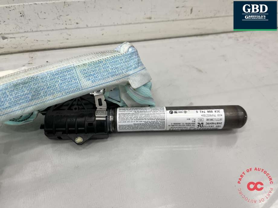Airbag gardin venstre til VW Passat 2011-2015 (B7) (B7) (3C0 880 741 G|)