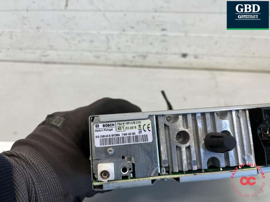 Bilstereo til Citroën C3, Picasso 2009-2017 (6579 NQ|6579 J4|6579 J5)