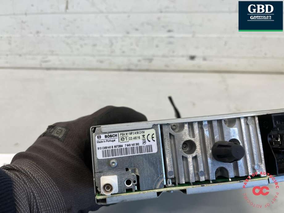 Bilstereo til Citroën C3, Picasso 2009-2017 (6579 NQ|6579 J4|6579 J5)