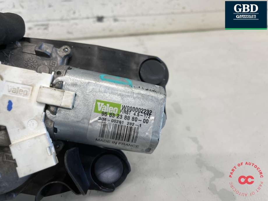 Viskermotor bakrute til Citroën C3, Picasso 2009-2017 (4503 43|)