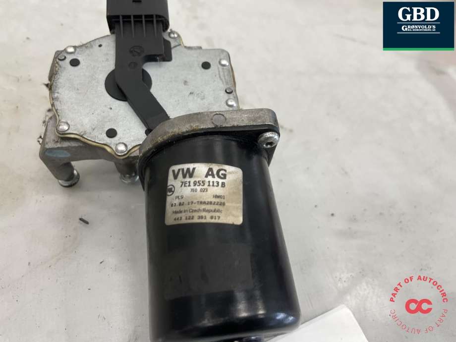 Viskermotor frontrute til VW Transporter / Caravelle 2015-2019 (T6) (T6) (7E1 955 113 G|7E1 955 113 D|)