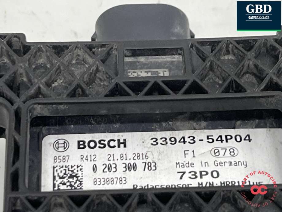 Sensor radar til Suzuki Vitara 2015-->> (Type IV)  (3394154P34|)