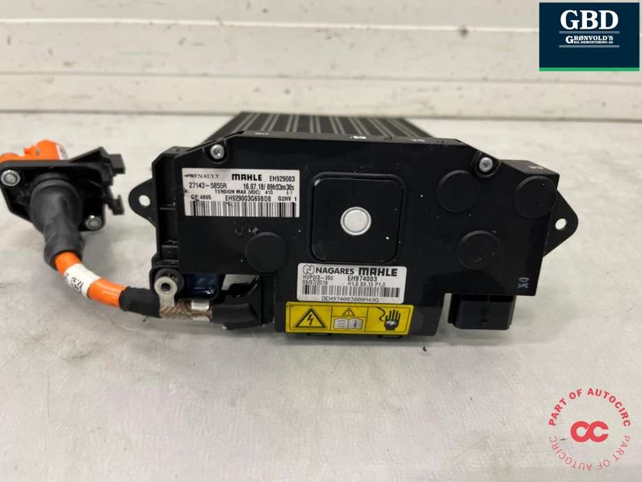 Varmeapparat PTC-heater til Renault Zoe 2013-2019 (Fase 1) (271437720R|)