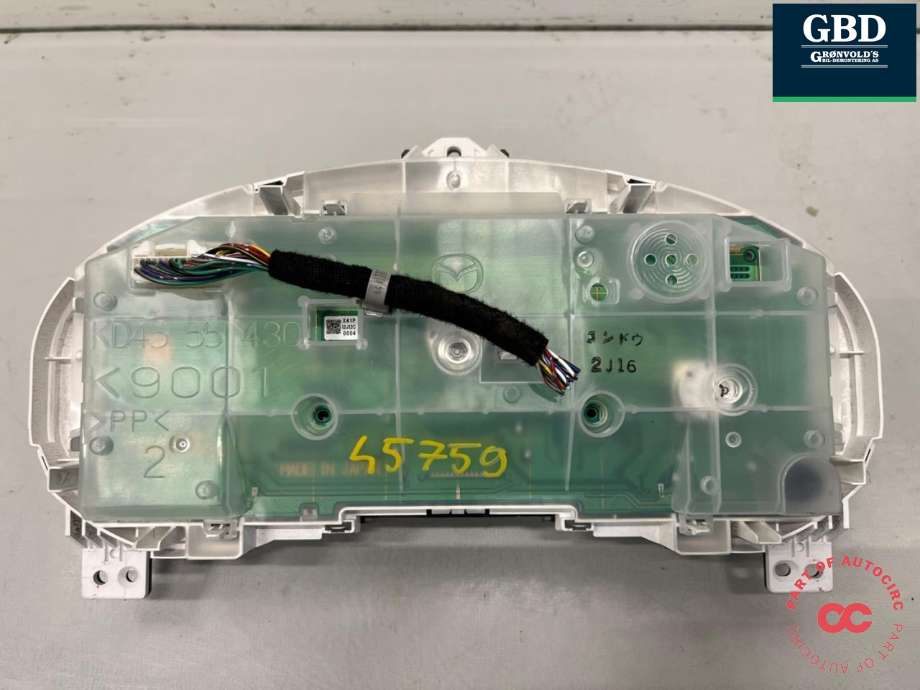 Instrumentpanel til Mazda CX-5 2012-2017 (Type I) (KD45 55 430|)