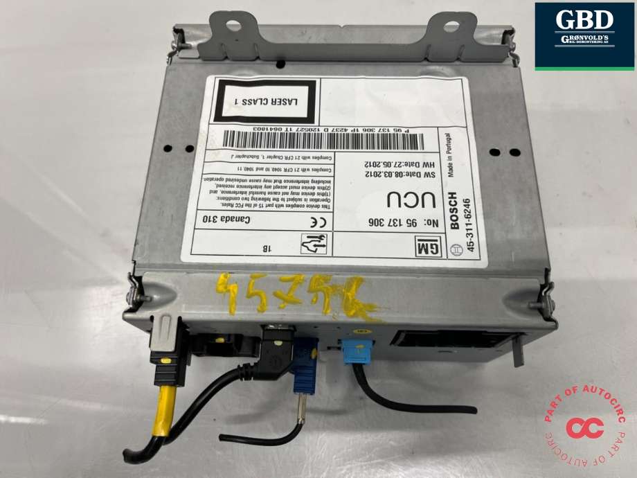 Bilstereo til Opel Mokka 2012-2016 (Type I, Fase 1)  (95326942|95 137 306|45-311-6246)