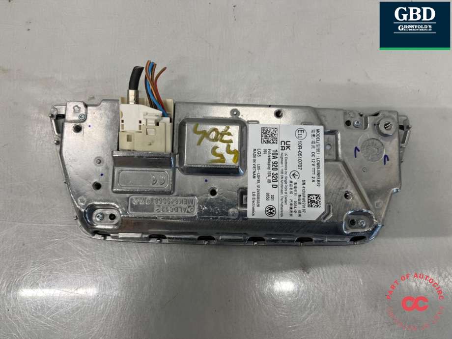 Instrumentpanel til VW ID.3 2020-->> (10A 920 320 D|)