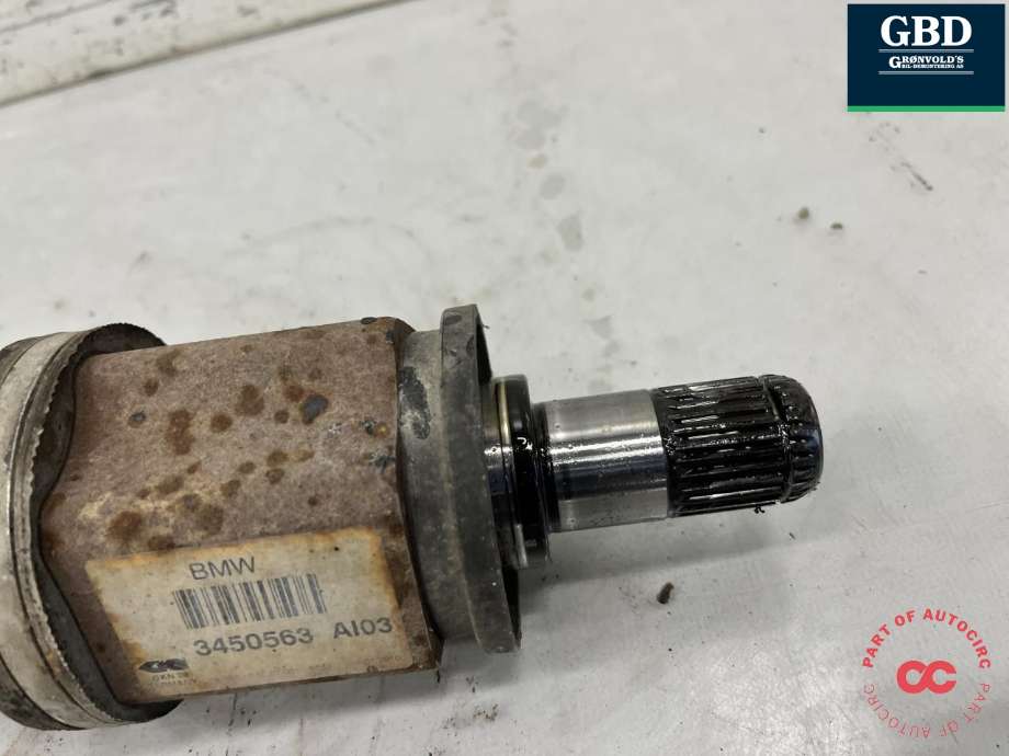 Drivaksel venstre foran, diesel/automat til BMW X3 2007-2010 (Fase 2) (E83) (E83) (31 60 3 450 565|)