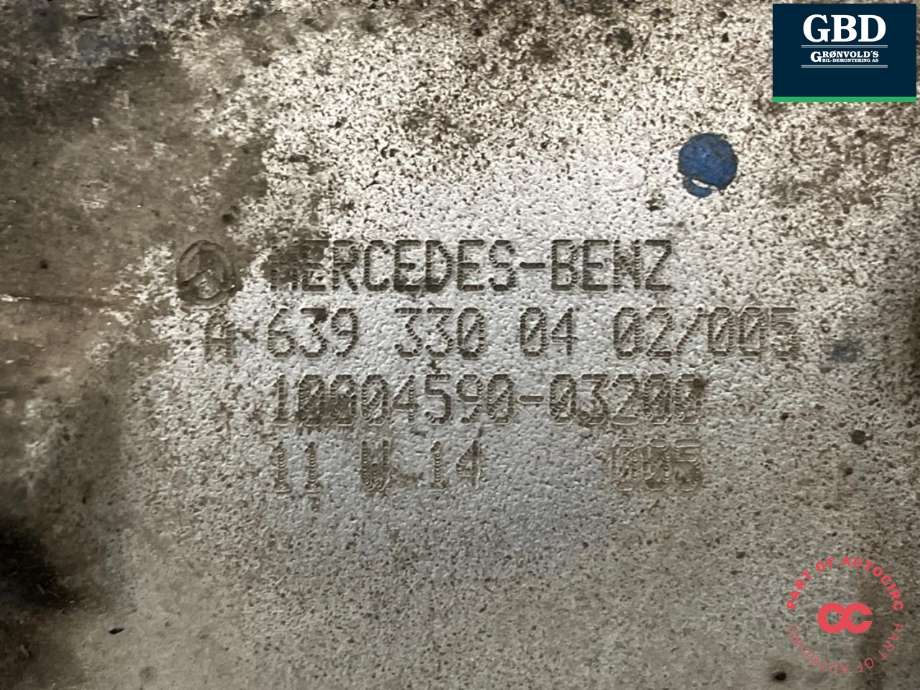 Kardang klokke foran til Mercedes Vito/Viano 2010-2014 (Fase 2) (W639) (W639) (A 639 330 04 02|)