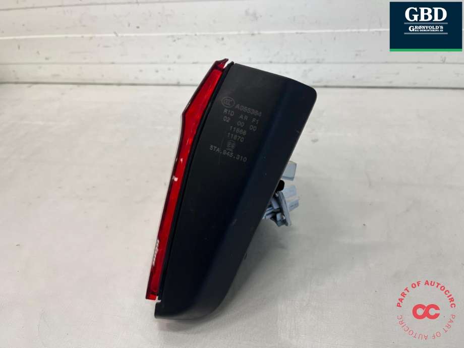 Baklykt høyre indre til VW Touran 2015-2021 (Type II) (5TA 945 094 D|)